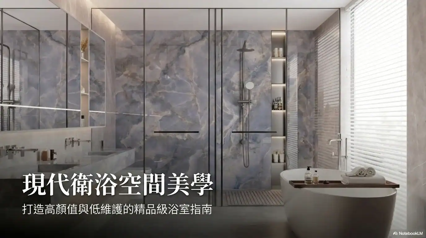 現代廁所磁磚
