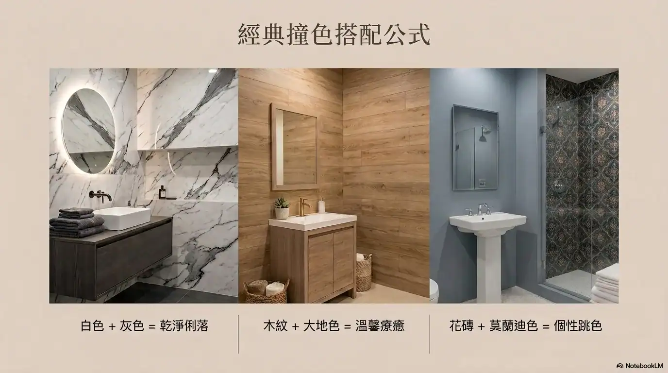 現代廁所磁磚