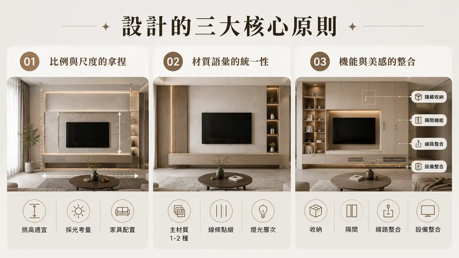 造型牆設計的三大核心原則